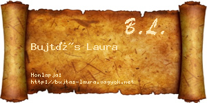 Bujtás Laura névjegykártya